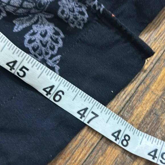 Free people Miranda dark floral midi dress boho button front Women’s size 4 - Picture 14 of 16